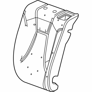 GM 84889477 Pad Assembly, R/Seat Bk