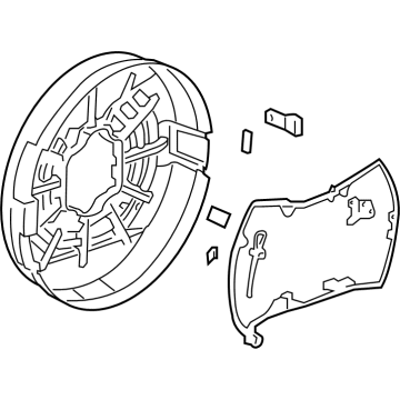 GM 25783245 Carrier Pkg, Spare Wheel *Paint To Mat