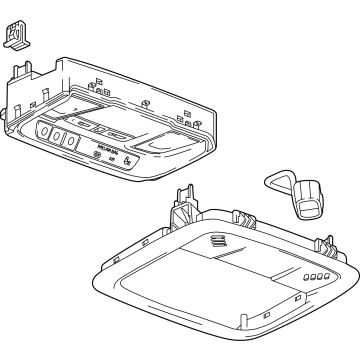 GM 84907426 Console Assembly, Rf *Ash Grey R