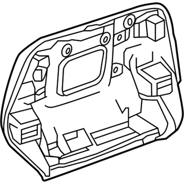 GM 23455596 Bracket Assembly, Instrument Panel Accessory *Black