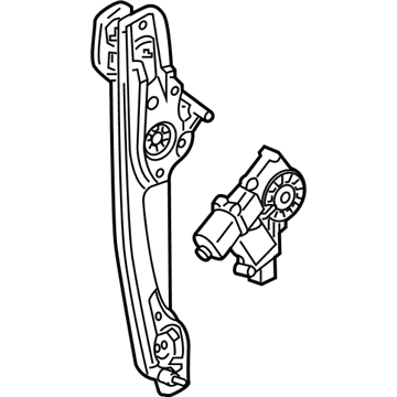 2017 Cadillac CT6 Window Regulator - 84546866