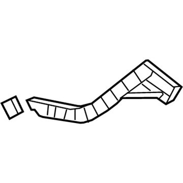 GM 90922460 Guide,Rear Bumper Fascia