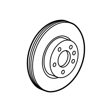 2023 Cadillac CT5 Brake Disc - 85575887