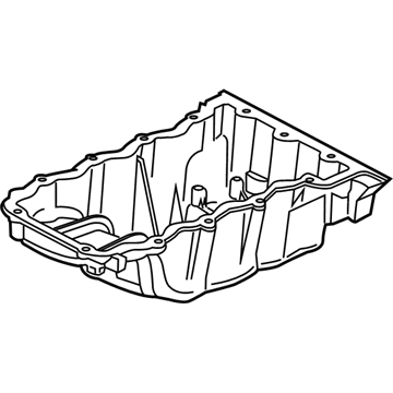 GM 55590832 Pan Assembly, Oil (W/Engine Oil Level Sensor)