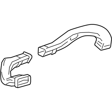 GM 23406921 Duct, Instrument Panel Outer Air Outlet