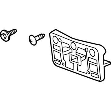 GM 84618405 Bracket Assembly, Front Lic Plt