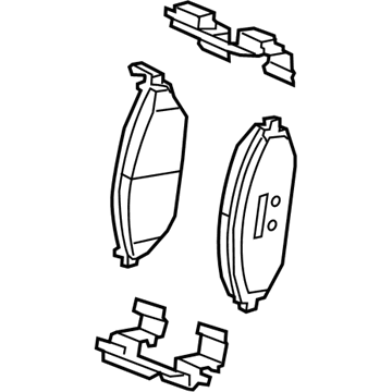 GM 42357463 Pad Kit, Front Disc Brake