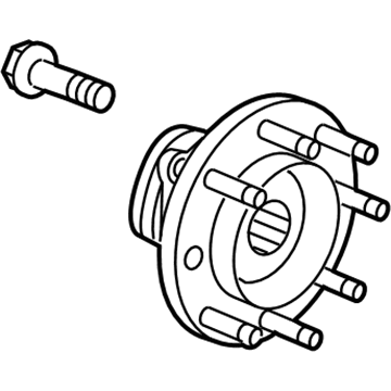 2018 GMC Sierra Wheel Bearing - 84964448