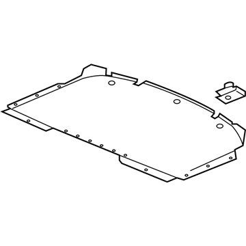 GM 84119802 Deflector Assembly, Front Bumper Fascia Center Air