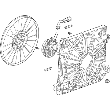 2020 Cadillac CT5 A/C Condenser Fan - 85156356