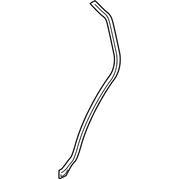 GM 23198120 Weatherstrip Assembly, Rear Side Door Below Belt Rear Auxiliary