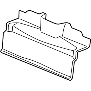 GM 20792550 Trim Assembly, Rear Compartment Front *Block Diamond