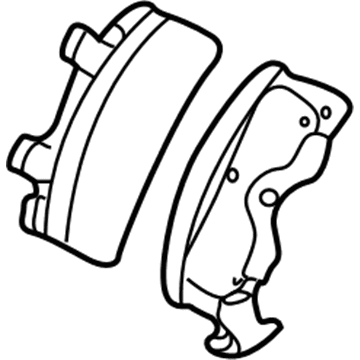 1999 Cadillac Eldorado Brake Pad - 19152665