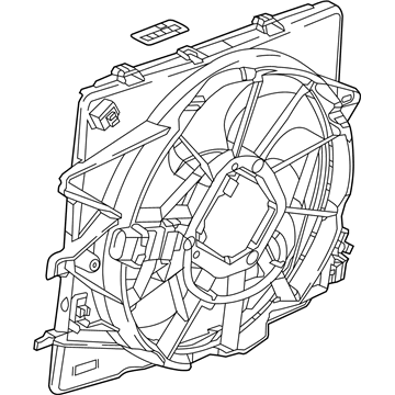 Cadillac CTS A/C Condenser Fan - 84392557