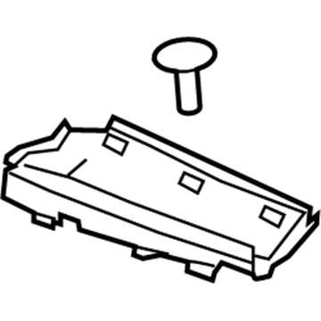 GM 84290729 Deflector, Air Inl Grl Pnl Wat