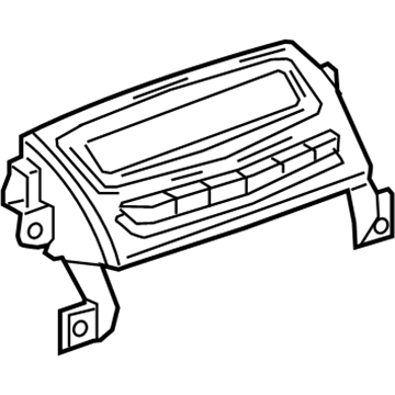 GM 23350295 Auxiliary Heater & Air Conditioner Control Assembly