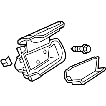 GM 95365332 Compartment Assembly, Instrument Panel Upper (W/ Door) *Saddle Up