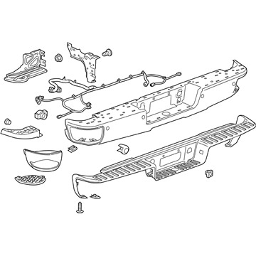 2017 Chevrolet Silverado Bumper - 84077957