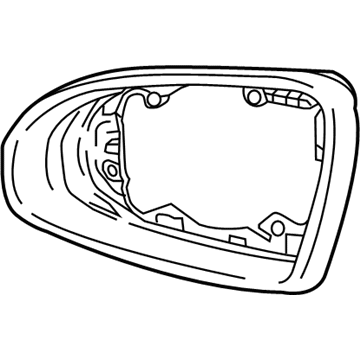 Buick LaCrosse Mirror Cover - 26680886