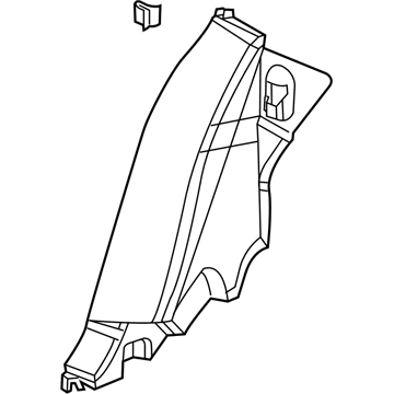 GM 15226215 Panel Asm,Body Lock Pillar Lower Trim *Very Dark Gray