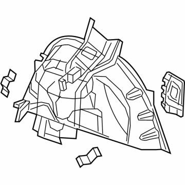 GM 23242536 Panel Assembly, Rear Wheelhouse Inner