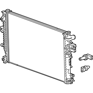 GM 84493629 Radiator Assembly, Eng