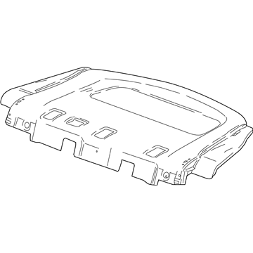 GM 84175628 Trim Assembly, Rear Window Panel *Dark Atmosphr