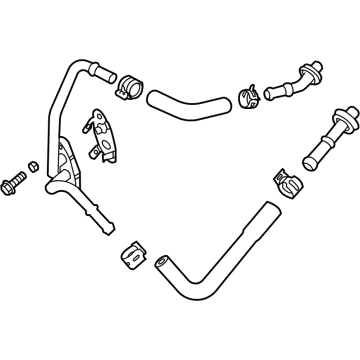 GM 12701693 Pipe Assembly, Turbo Cool Feed & Rtn