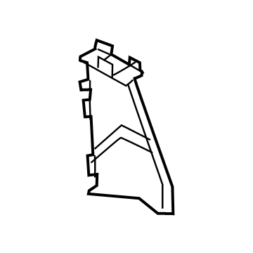 GM 84831220 Baffle Assembly, F/Cmpt S/Rl