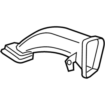 GM 84037793 Duct Assembly, Instrument Panel Air Outlet