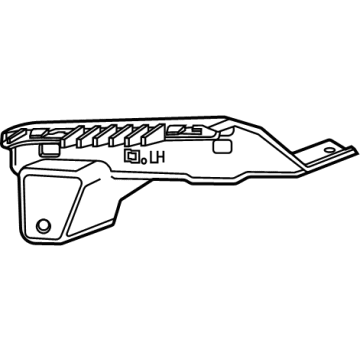 GM 84182176 Bracket Assembly, Front Bpr Fascia Hdlp Opg