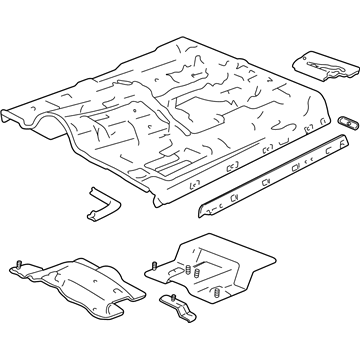 GM 12479888 Panel Asm,Rear Floor