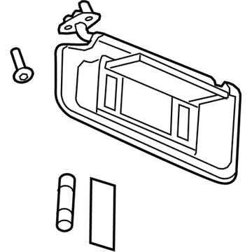 GM 26265057 Sunshade Assembly, . *Black