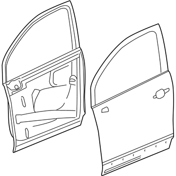 GM 84987606 DOOR ASM-FRT SI