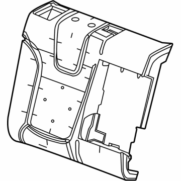 GM 42594304 Pad Assembly, R/Seat Bk