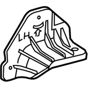 GM 96991969 Bracket, Rear Side Door Armrest Pull Cup