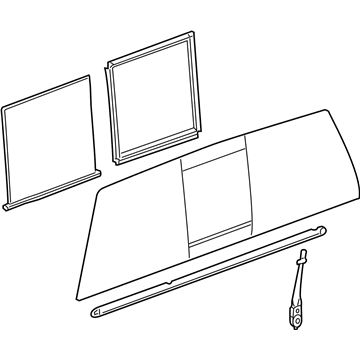 GM 25815270 Window Assembly, Rear Sliding