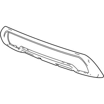 GM 84392055 Plate, Front Bpr Fascia Skid