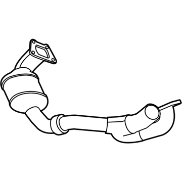 Cadillac SRX Exhaust Pipe - 19418934