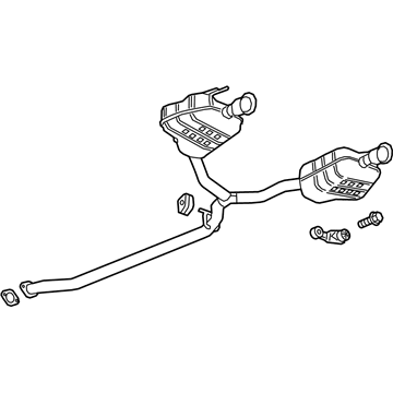 2021 Chevrolet Traverse Exhaust Pipe - 85154355