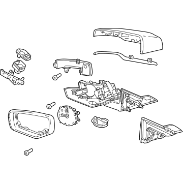 GM 84827421 Housing Assembly, O/S Rr View Mir