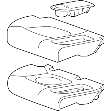 GM 42738107 Cushion Assembly, R/Seat (Rh Proc) *Silver V