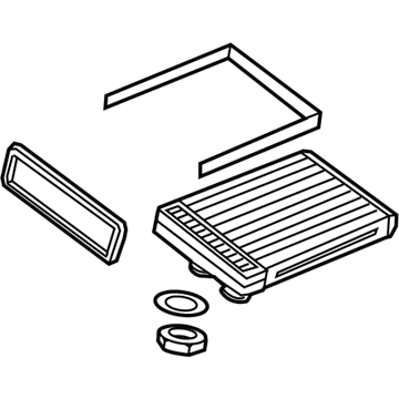 GM 13263329 Core Kit, Heater