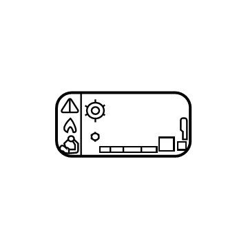 GM 84632622 Label, A/C Refrig Chrg