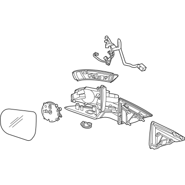 GM 84760003 Housing Assembly, O/S Rr View Mir