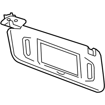 GM 84247140 Sunshade Assembly, . *Shale