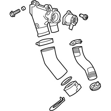 GM 12672181 Tube Assembly, Chrg Air Clr Inl Air