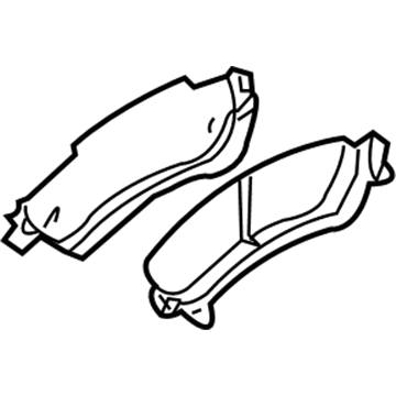 Oldsmobile Bravada Brake Pad - 18026156