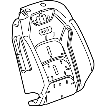 GM 84427085 Pad Assembly, F/Seat Bk