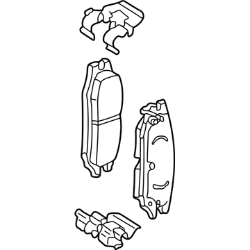 GM 18044437 Pad Kit,Front Disc Brake